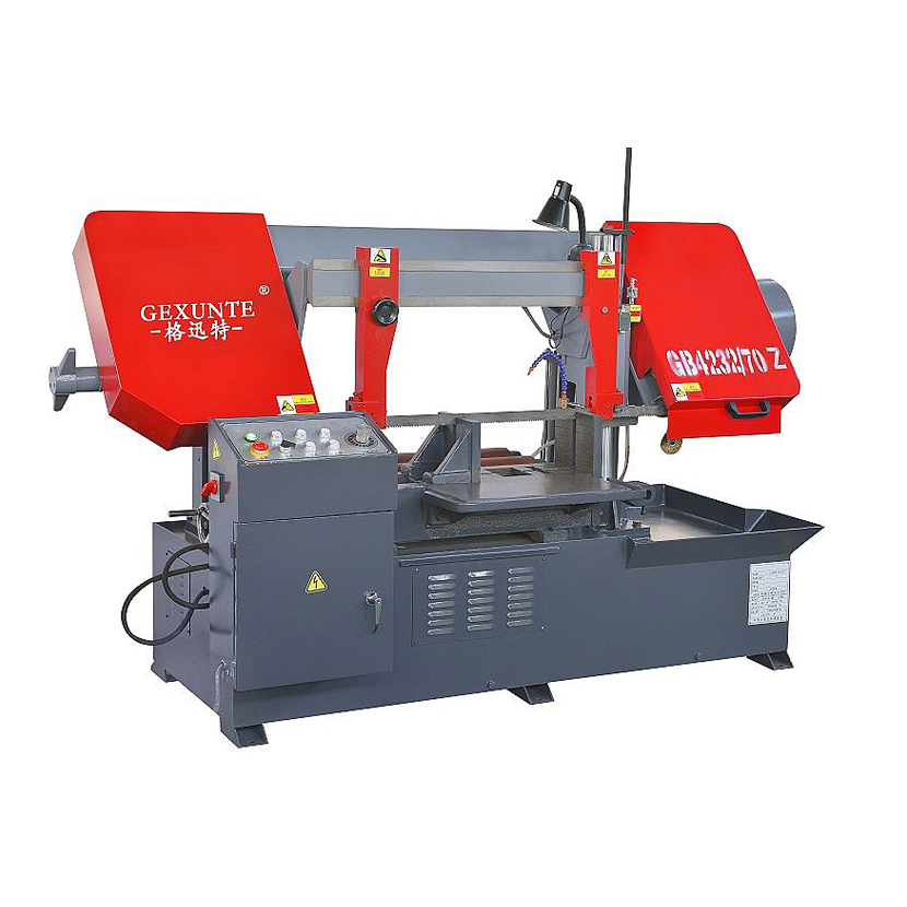 Double column metal horizontal band sawing machine