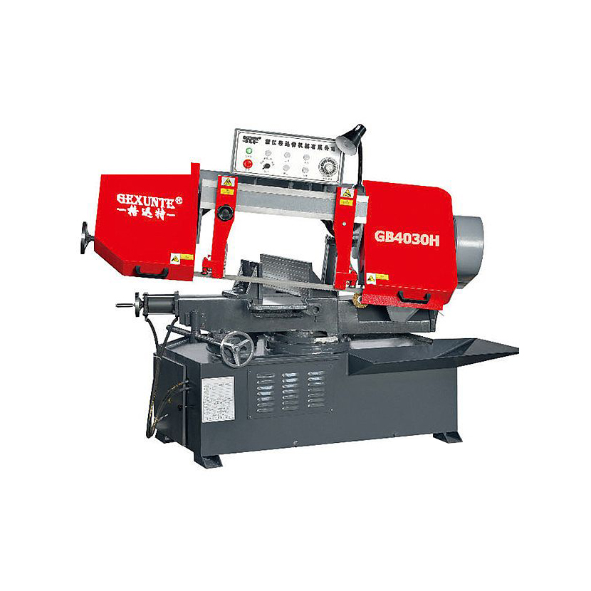 Angle metal horizontal band sawing machine