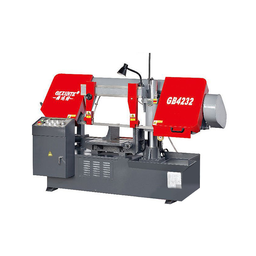 GB4232 semi-automatic band saw machine
