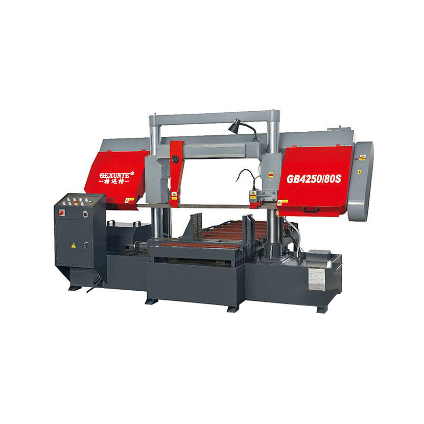 Double column and double oil cylinder horizontal metal band sawing machine