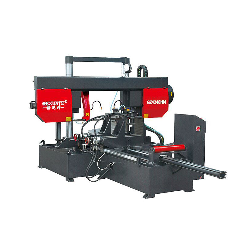 Rotary horizontal band sawing machine